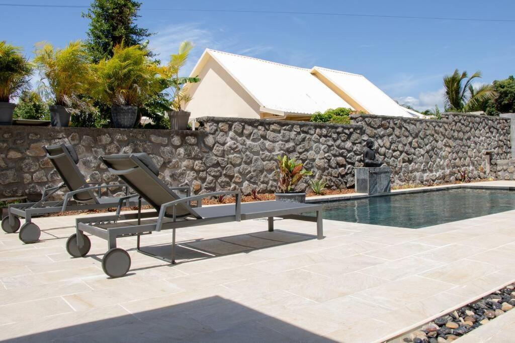 Villa Du Beau Vallon 2 Jacuzzi Privatif Et Piscine Chauffee Partagee Saint-Benoît Exterior foto